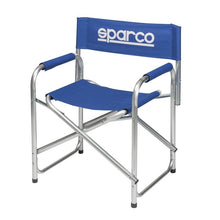 Load image into Gallery viewer, Sparco Directors Chair, Folding, Blue (0990058)