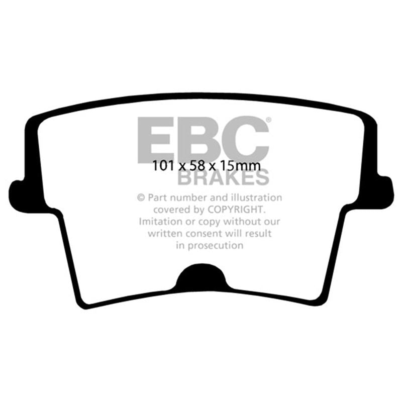 EBC Yellowstuff Street And Track Brake Pads (DP41722/2R)