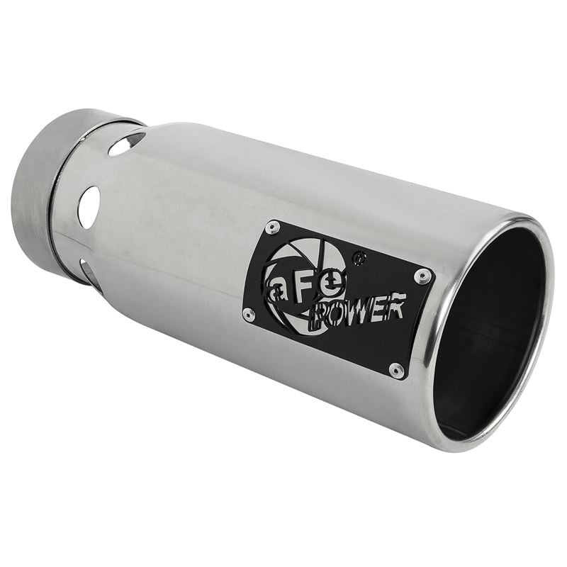 aFe SATURN 4S 304 Stainless Steel Intercooled Clamp-on Exhaust Tip Polished (49T40501-P122)