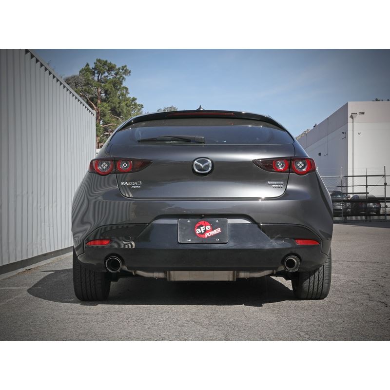 Takeda Axle-Back Exhaust System for 2019-2022 Mazda 3(49-37023-C)