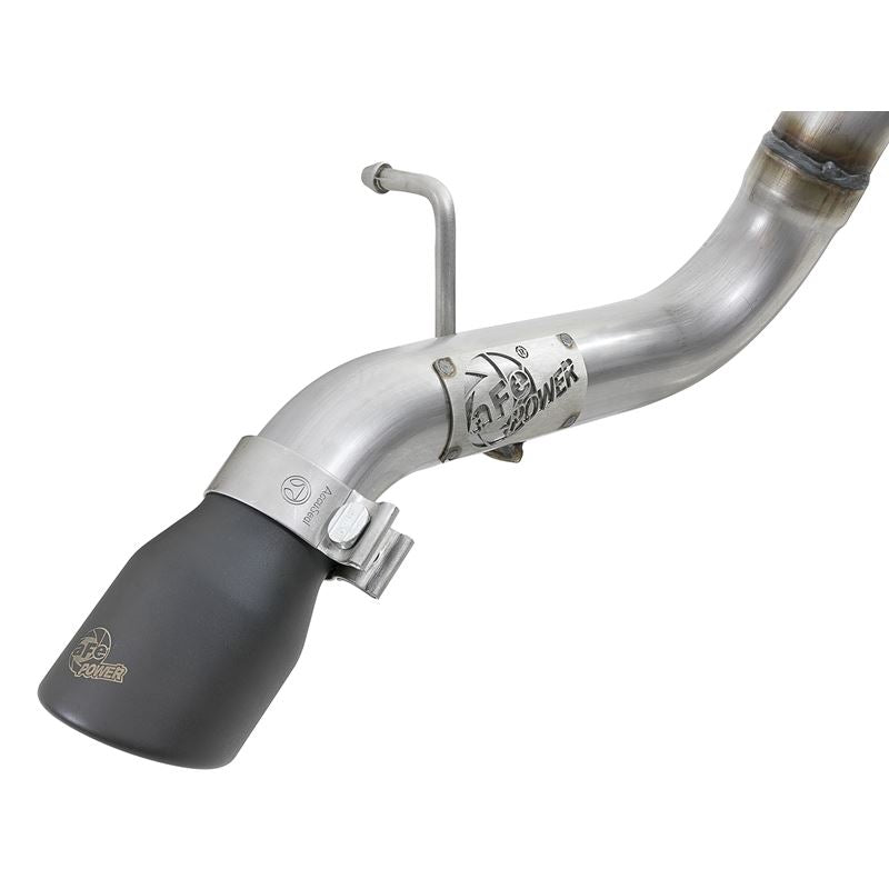 aFe MACH Force-Xp 2-1/2 IN 409 Stainless Steel Axle-Back Hi-Tuck Exhaust Black (49-48075-B)