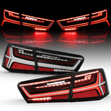 Load image into Gallery viewer, ANZO USA Tail Light Assembly, LED, Clear Lens, Black Housing, Pair, 4 PCS, w/Sequential Signal, (321352)