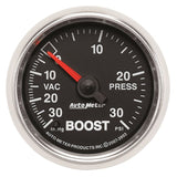 AutoMeter GS 52mm 30 In Hg.-Vac/30 PSI Mechanical Vacuum/Boost Gauge (3803)