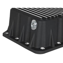 Load image into Gallery viewer, aFe Pro Series Engine Oil Pan Black w/ Machined Fins (46-70322)