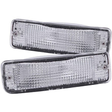 Load image into Gallery viewer, ANZO USA 1989-1995 Toyota Pickup Euro Parking Lights Chrome w/ Amber Reflector (511019)