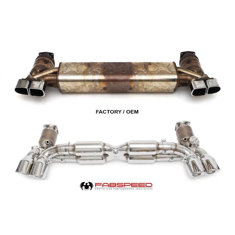 Fabspeed 991 Turbo/Turbo S Valvetronic Supersport X-Pipe Exhaust System (13-16) (FS.POR.991T.SSRXVQ)