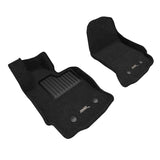 3D Maxpider Custom Fit ELEGANT Floor Mat (BLACK) Compatible for CHEVROLET CORVETTE (C7) 2014-2019 - Full Set (L1CH07804709)