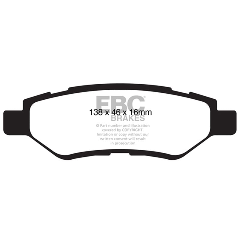 EBC Yellowstuff Street And Track Brake Pads (DP41829R)