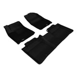 3D Maxpider KAGU Floor Mat, BLACK, 1ST ROW/2ND ROW (L1LX02701509)