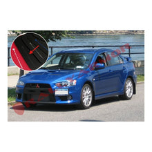 Load image into Gallery viewer, Rally Armor Black Mud Flap/Grey Logo for 2008-2015 Mitsubishi Lancer (MF10-UR-BLK/GRY)