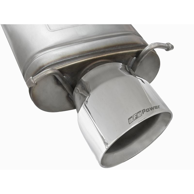 aFe MACH Force-Xp 3 IN 304 Stainless Steel Cat-Back Exhaust System w/Polished Tip (49-34063-P)