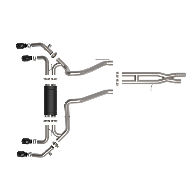 aFe Power Cat-Back Exhaust System for 2021-2022 Jeep Wrangler(49-38098-B)