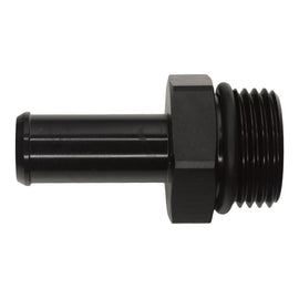 DeatschWerks 10AN ORB Male to 1/2in Male Barb Fitting - Anodized Matte Black(6-02-0515-B)