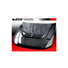 Load image into Gallery viewer, VIS Racing Monster Style Black Carbon Fiber Hood (99MTGAL4DMON-010C)