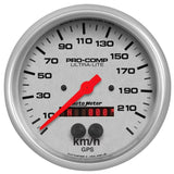 AutoMeter Ultra-Lite 5in. 225KM/H (GPS) Speedometer Gauge (4481-M)