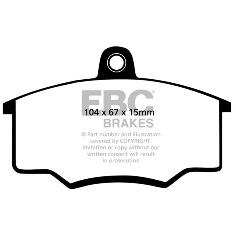 EBC Greenstuff 2000 Series Sport Brake Pads (DP2310/2)