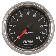 Load image into Gallery viewer, AutoMeter Pro-Cycle Gauge Tachometer 3 3/8in 10K Rpm Black (19698)