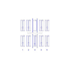 Load image into Gallery viewer, King Engine Bearings Main Bearing Set for 1991-1995 Chrysler Spirit (MB5521AM0.25)