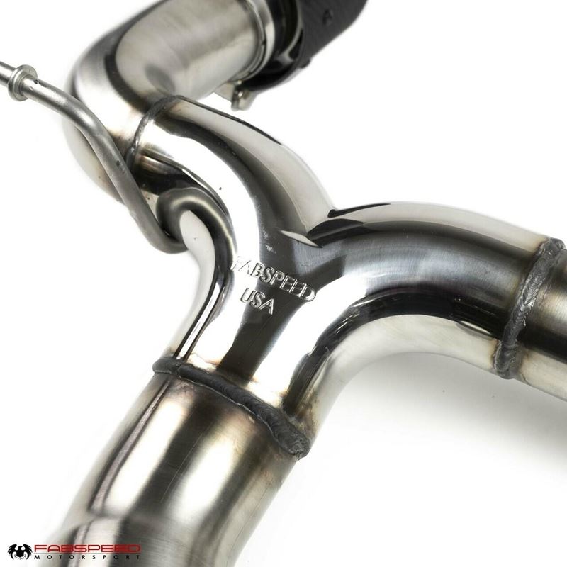 Fabspeed BMW M240i (F22) Muffler Bypass Exhaust System (16+) (FS.BMW.M240.MBP)