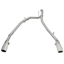 Load image into Gallery viewer, aFe Large Bore-HD 2-1/2in 409 Stainless Steel DPF-Back Exhaust System w/Polished Tip (49-42041-P)