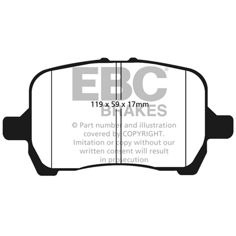 EBC Yellowstuff Street And Track Brake Pads (DP41763R)