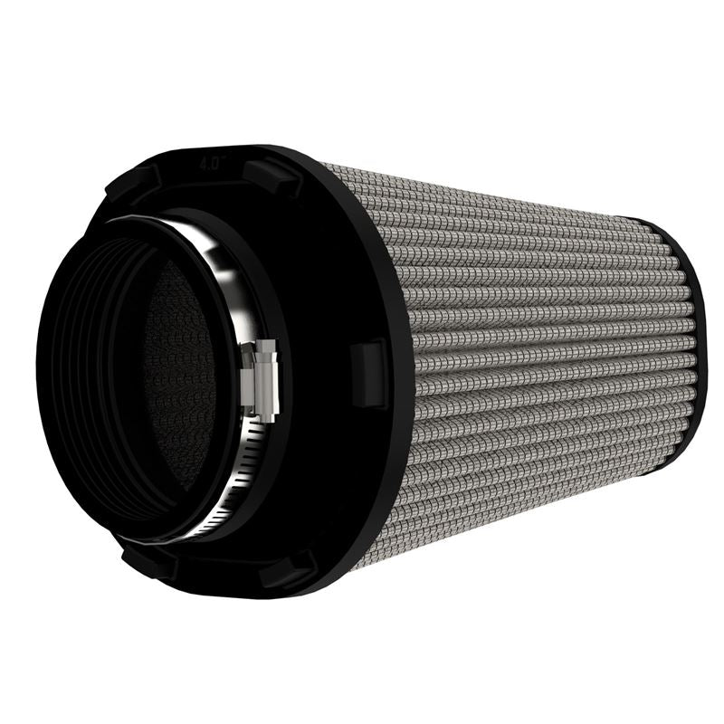 aFe Power Magnum FLOW Pro DRY S Air Filter 4in F (7-3/4x6-1/2)in B (5-3/4x3-3/4)in T x 7in H (24-90201D)