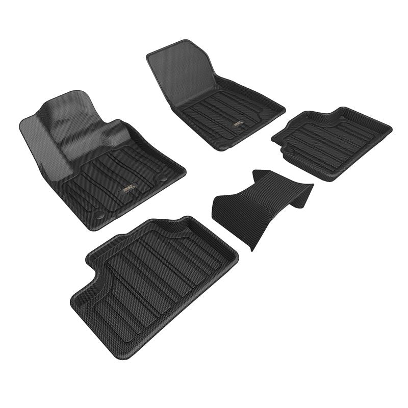 3D Maxpider 2023+ Volvo C40 Recharge Elitect Floor Mat- Black R1 R2 R3 (E1VV04501809)