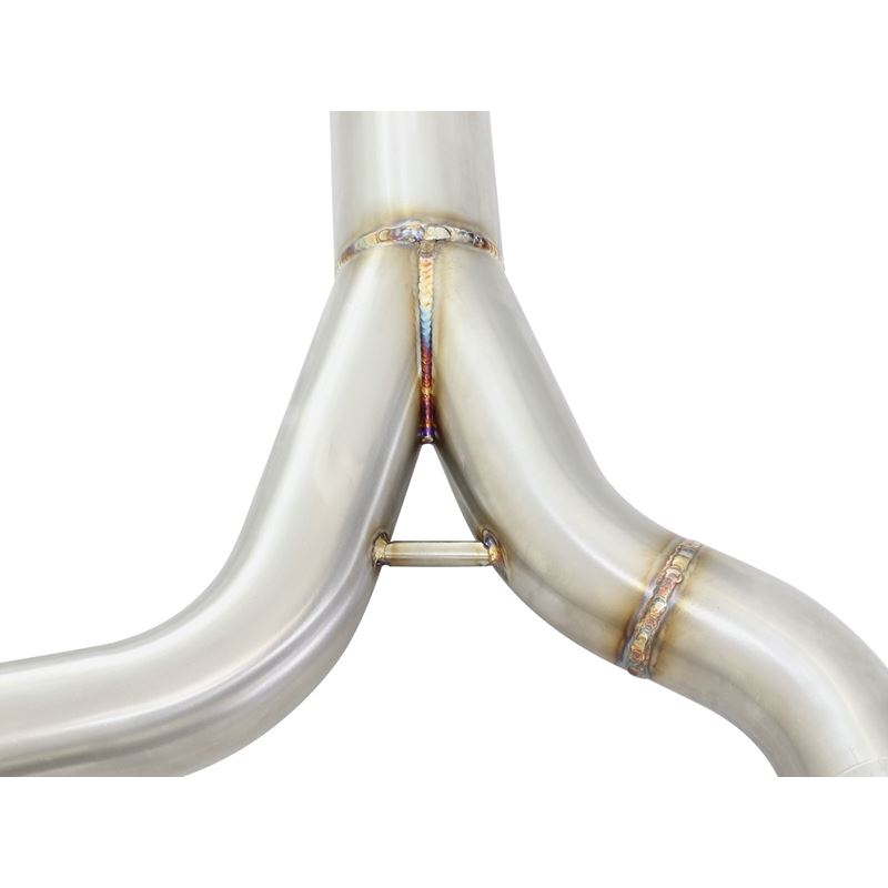 aFe MACH Force-Xp 2-1/2in Stainless Steel Downpipe-Back Exhaust Sys w/Polished Tip (49-36325-P)