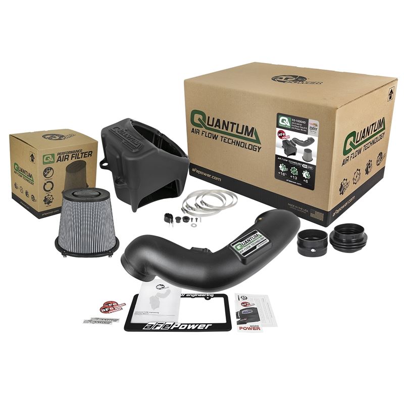 aFe QUANTUM Cold Air Intake System w/ Pro DRY S Media (53-10004D)