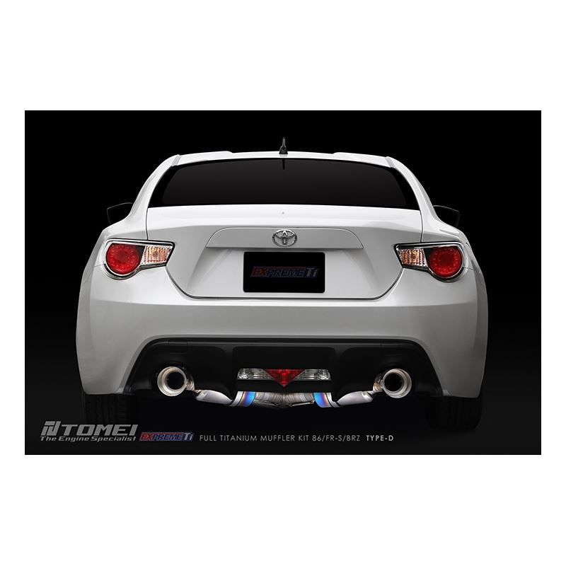 TOMEI FULL TITANIUM MUFFLER KIT EXPREM Ti GR86/BRZ TYPE-D (TB6090-SB05B)