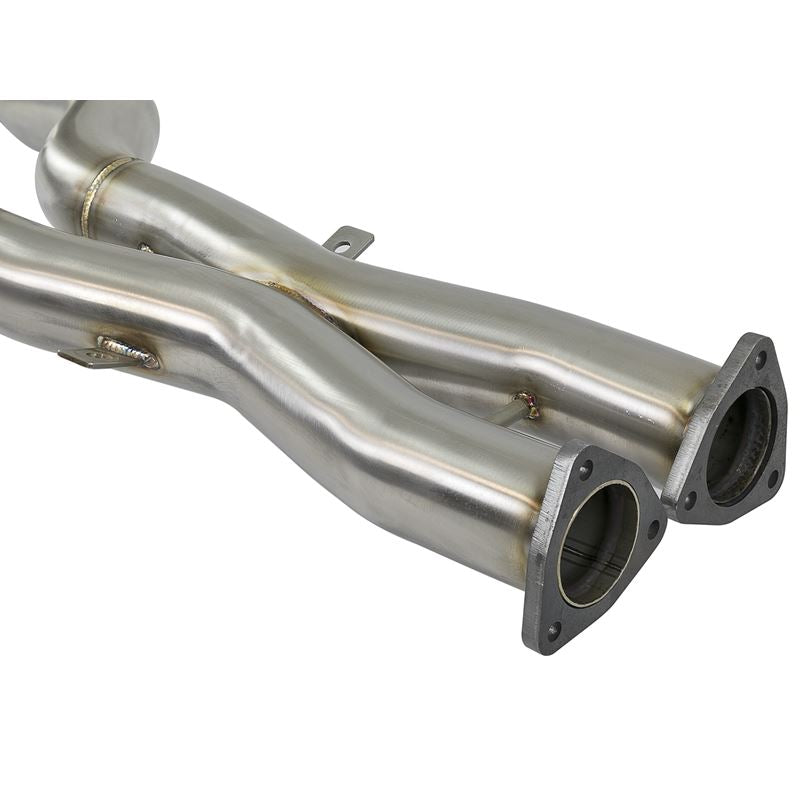 aFe MACH Force-Xp 2-1/2 in 304 Stainless Steel Cat-Back Exhaust w/Black Tips (49-36339-B)