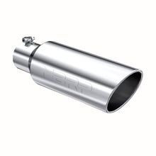 Load image into Gallery viewer, MBRP Exhaust Tip. 6in. O.D. Rolled end. 4in. let 18in. length. T304 (T5130)