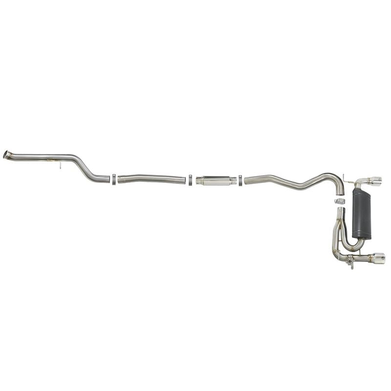 aFe MACH Force-Xp 304 Stainless Steel Cat-Back Exhaust System w/Polished Tips (49-36340-P)