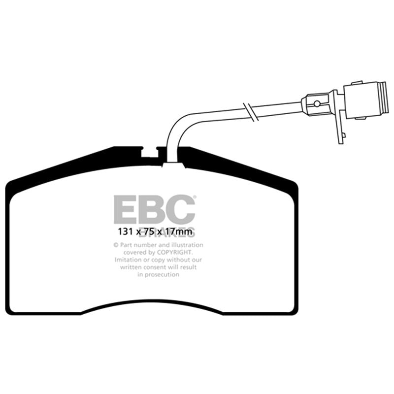 EBC Yellowstuff Street And Track Brake Pads (DP41327R)