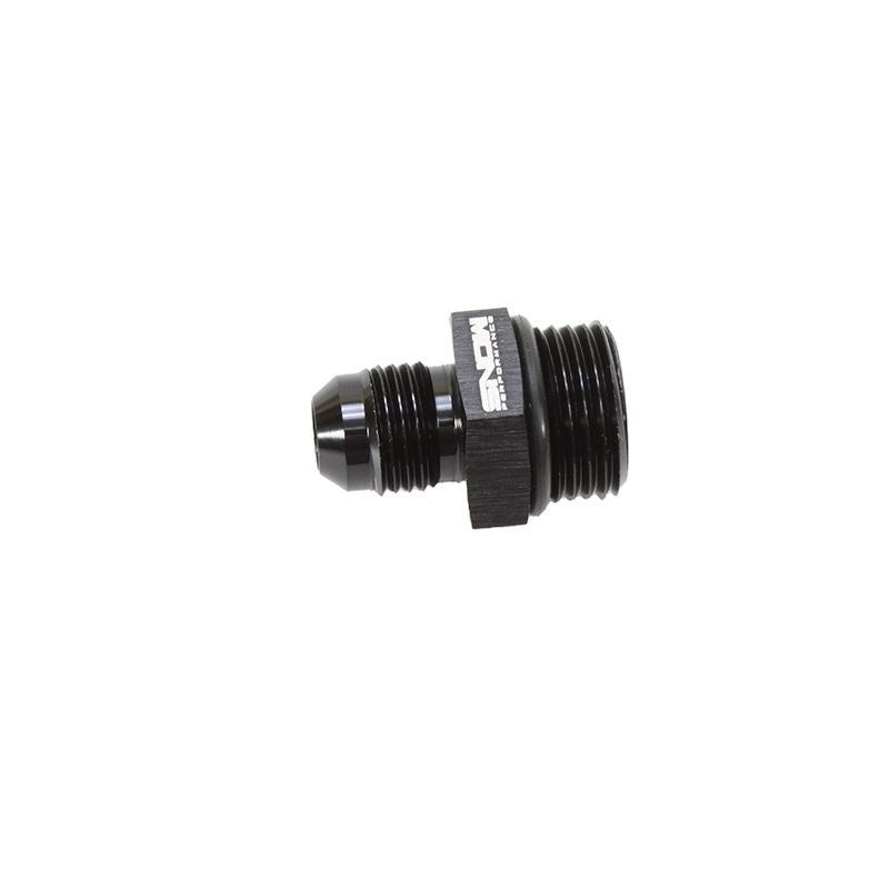 Snow Performance -8 ORB to -6AN Straight Fitting (Black) (SNF-60806)