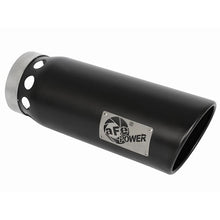 Load image into Gallery viewer, aFe MACH Force-Xp 409 Stainless Steel Clamp-on Exhaust Tip Black Right Side Exit (49T50601-B161)