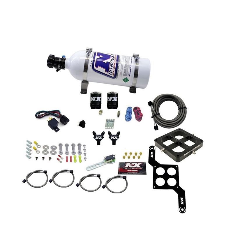 Nitrous Express Dominator Billet Crossbar Stage 6 Nitrous Kit (50-300HP) w/5lb Bottle (60047-05)