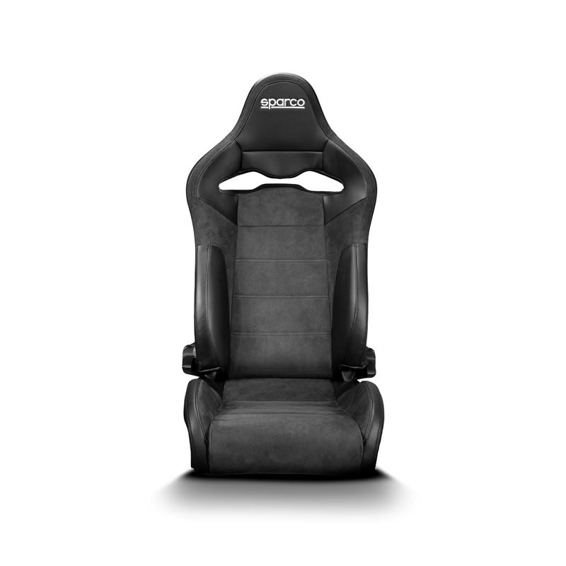 Sparco SP-R Seat BLK/BLK White Logo (00906USNR)