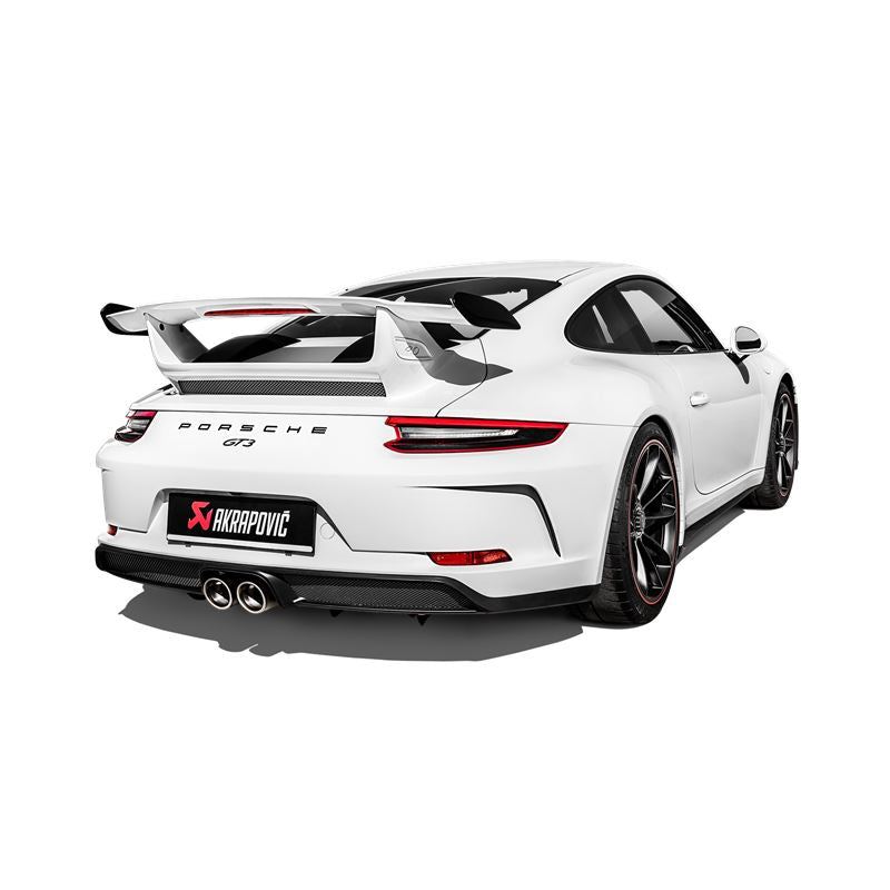 Akrapovic 2018 Porsche 911 GT3 (991.2) Slip-On Race Line (Titanium) w/o Tail Pipe Set (S-PO/TI/8)