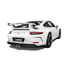 Load image into Gallery viewer, Akrapovic 2018 Porsche 911 GT3 (991.2) Slip-On Race Line (Titanium) w/o Tail Pipe Set (S-PO/TI/8)