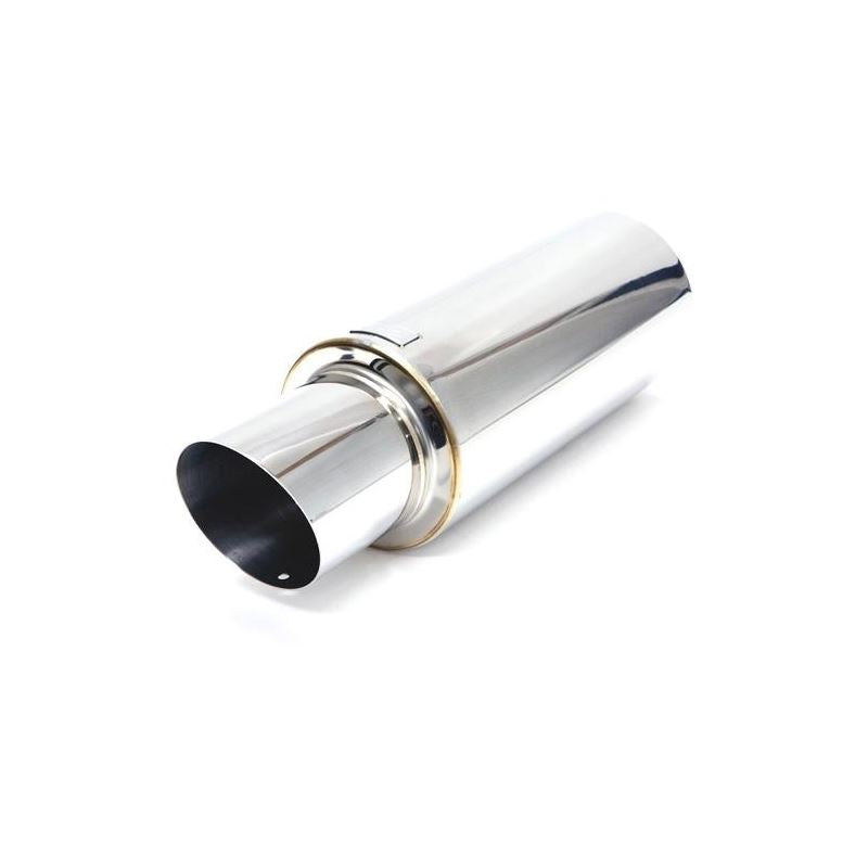 Blox Racing 60.5mm Street Muffler - Angled Tip (BXEX-00100)