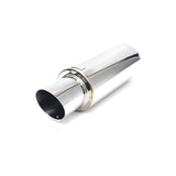 Blox Racing 60.5mm Street Muffler - Angled Tip (BXEX-00100)