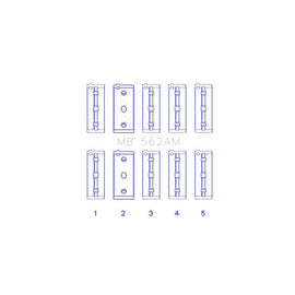 King Engine Bearings Main Bearing Set for 1978-1981 Fiat Brava (MB 562AM 010)