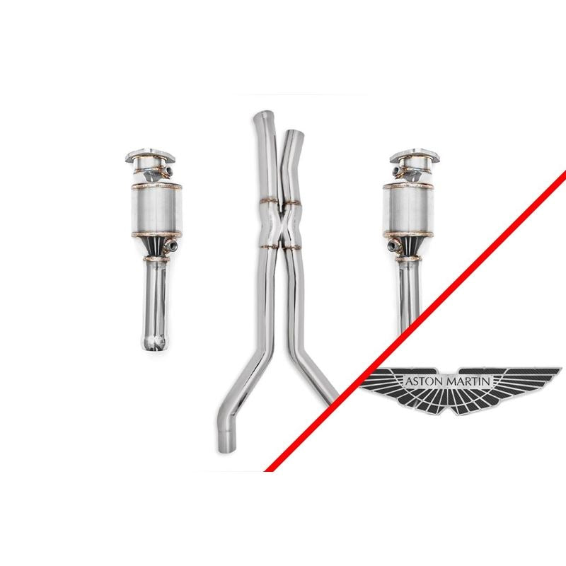 Fabspeed V8 Vantage Sport Cat X-Pipe Exhaust System (05-10) (FS.ASM.VNTV8.SCXP)