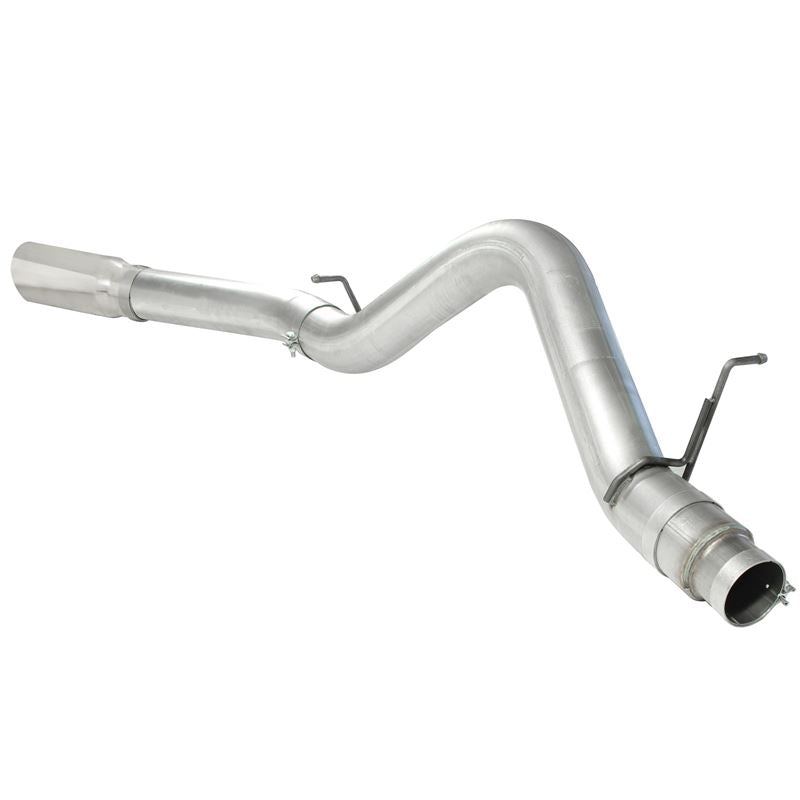 aFe ATLAS 5 IN Aluminized Steel DPF-Back Exhaust System w/Polished Tip (49-04041-P)