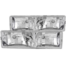 Load image into Gallery viewer, ANZO USA 1988-1998 Chevrolet C1500 Crystal Headlights Chrome w/o Bulbs (111136)