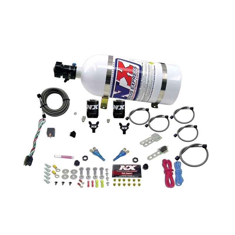 Nitrous Express 08-10 Dodge Viper EFI Dual Nozzle (100-300HP) w/10lb Bottle (20325-10)