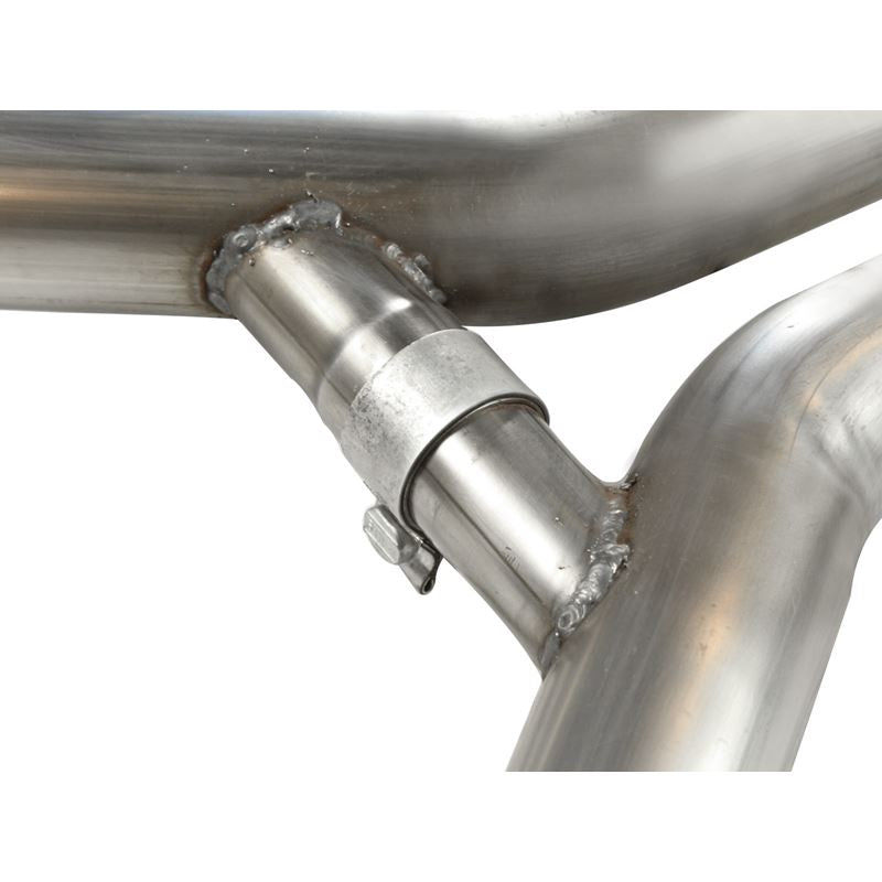 aFe MACH Force-Xp 3 IN 409 Stainless Steel Cat-Back Exhaust System w/Polished Tip (49-43049-P)