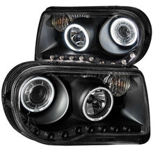 Load image into Gallery viewer, ANZO USA 2005-2010 Chrysler 300C Projector Headlights w/ Halo Black (CCFL) G2 (121251)