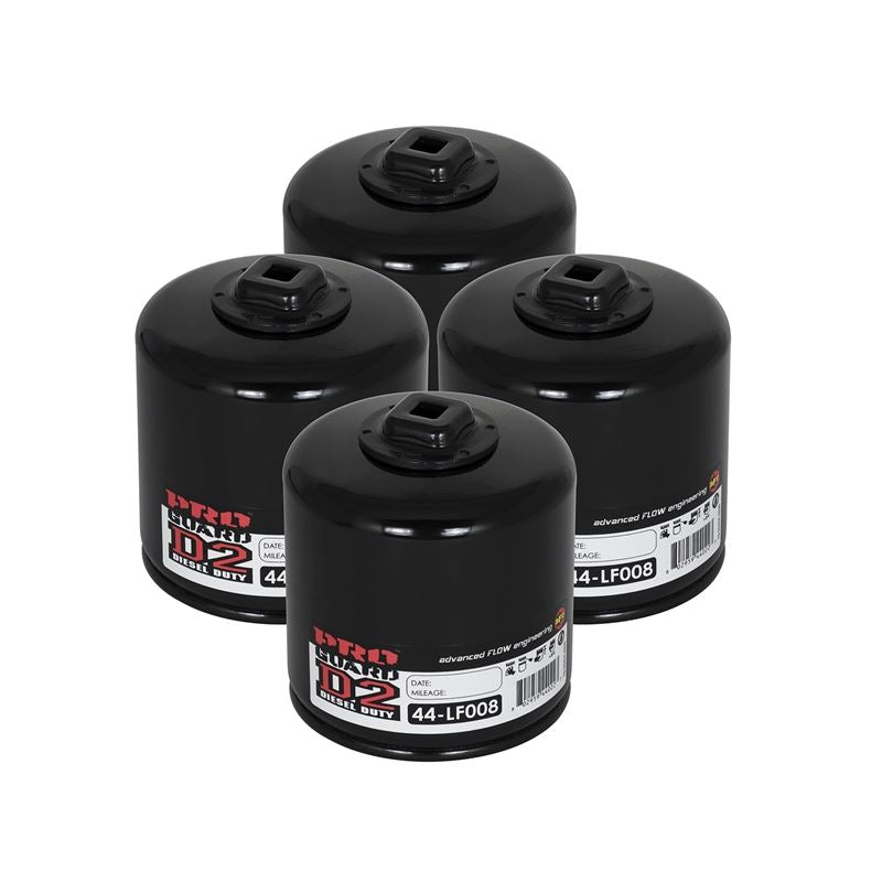 aFe Pro GUARD D2 Oil Filter (4 Pack) (44-LF008-MB)